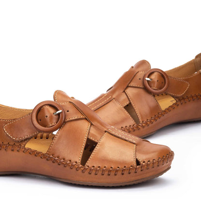 Pikolinos semi-open shoes with hook-and-loop closure P. VALLARTA 655-0845