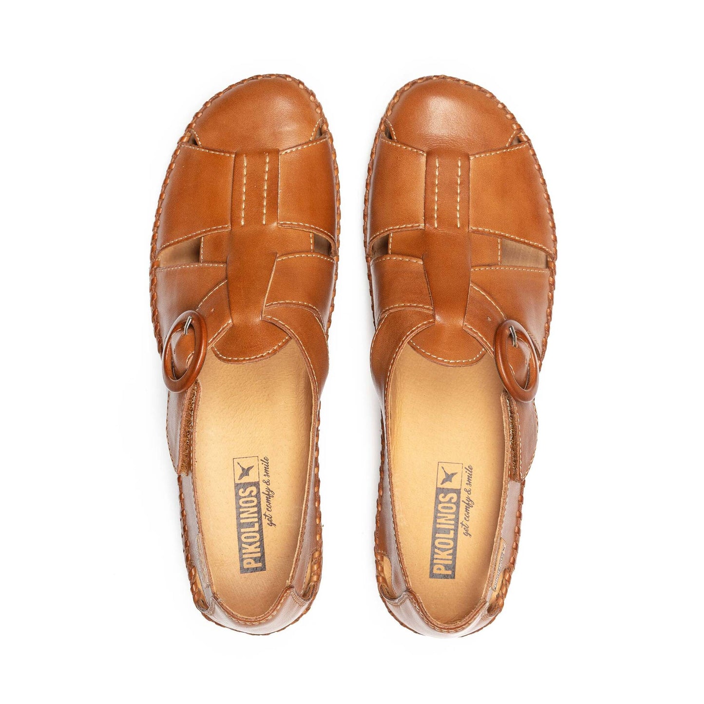 Pikolinos semi-open shoes with hook-and-loop closure P. VALLARTA 655-0845