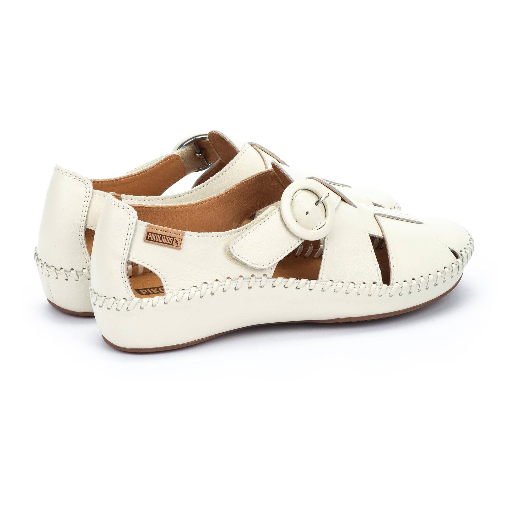 Pikolinos semi-open shoes with hook-and-loop closure P. VALLARTA 655-0845