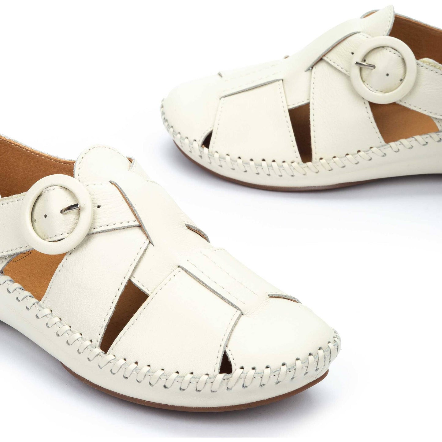 Pikolinos semi-open shoes with hook-and-loop closure P. VALLARTA 655-0845