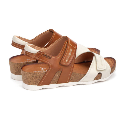 Pikolinos wedge sandals with hook-and-loop closure MAHON W9E-0870C1