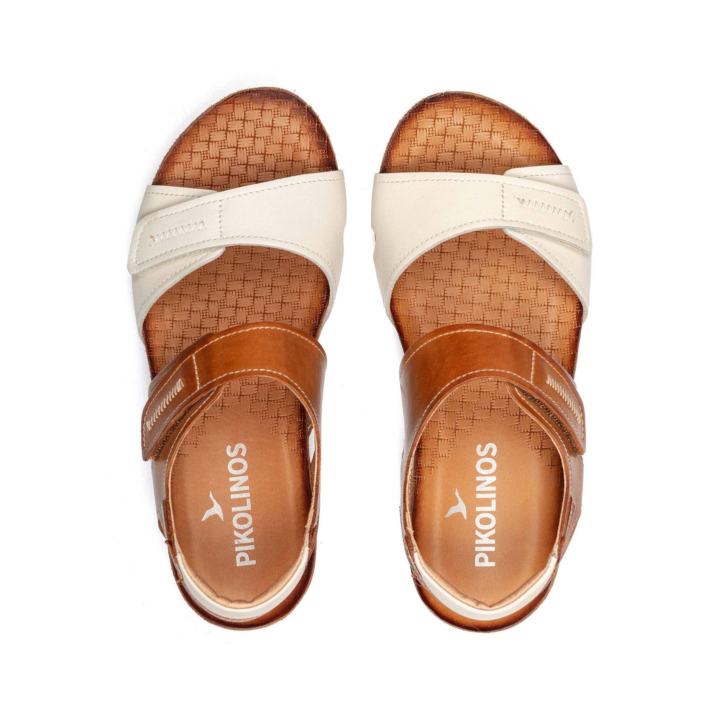 Pikolinos wedge sandals with hook-and-loop closure MAHON W9E-0870C1