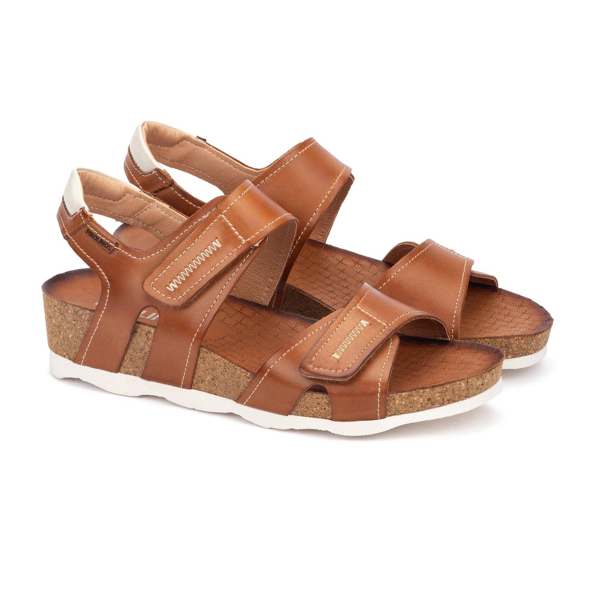Pikolinos wedge sandals with hook-and-loop closure MAHON W9E-0870