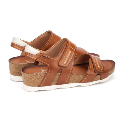 Pikolinos wedge sandals with hook-and-loop closure MAHON W9E-0870