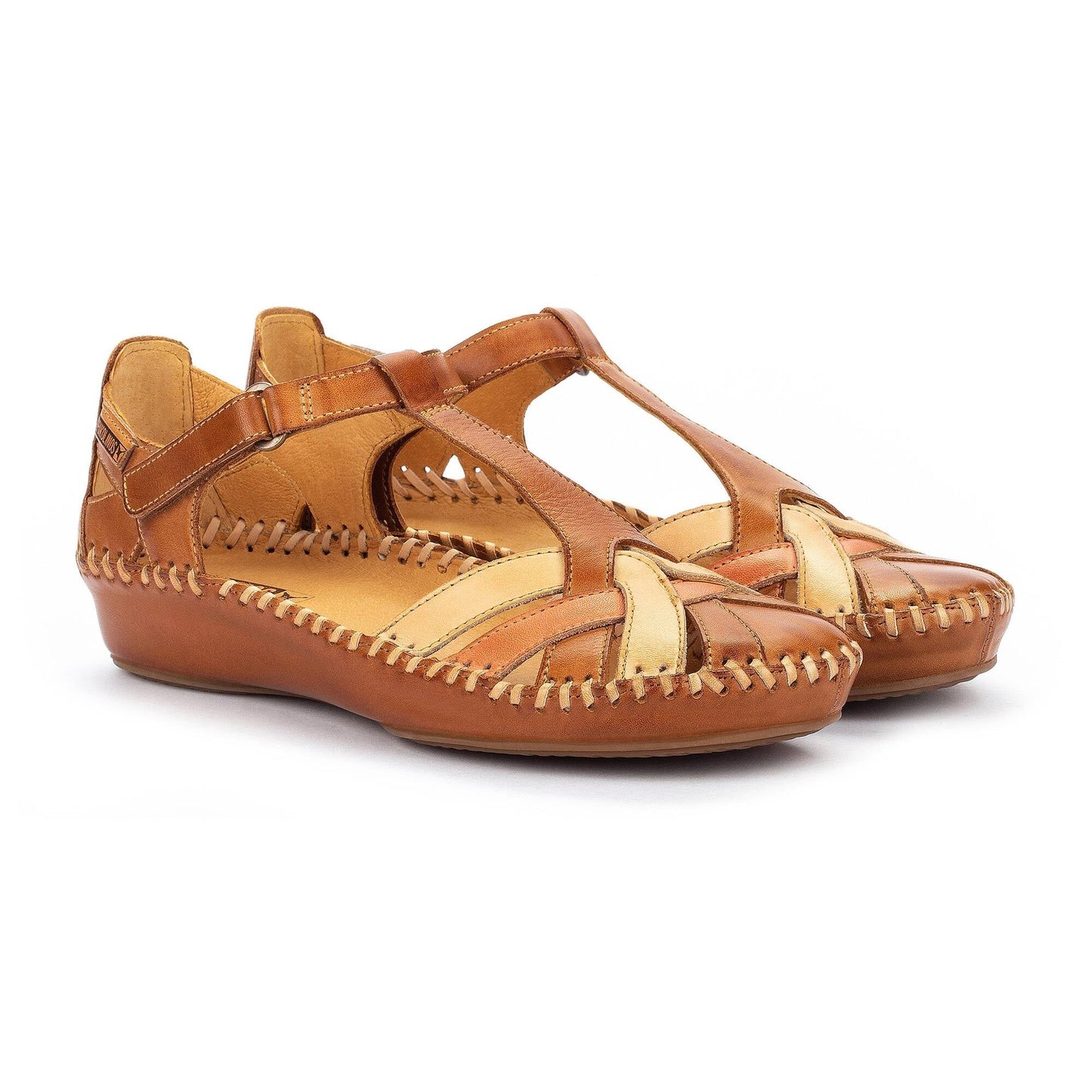 Pikolinos semi-open shoes with hook-and-loop closure P. VALLARTA 655-0732C5