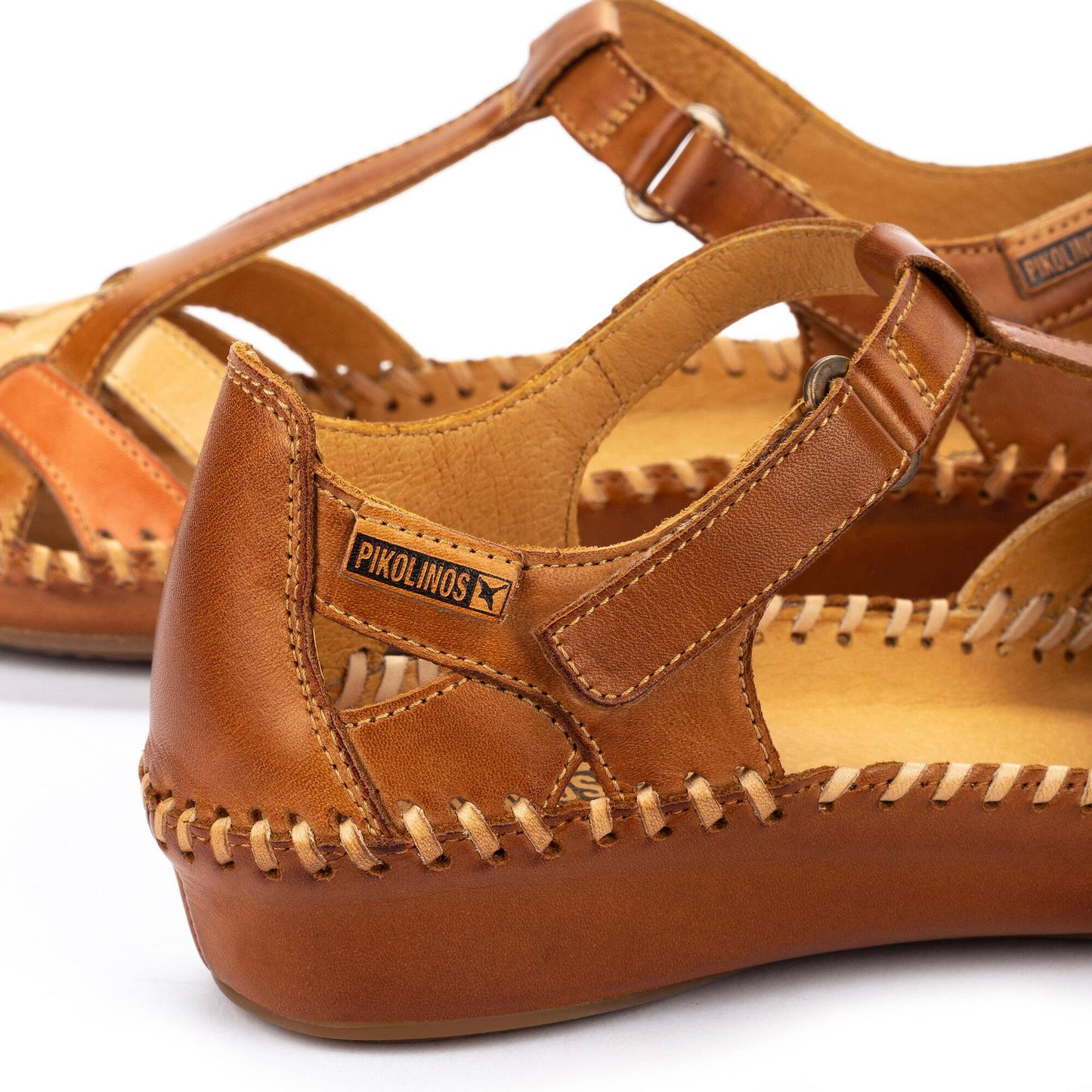 Pikolinos semi-open shoes with hook-and-loop closure P. VALLARTA 655-0732C5