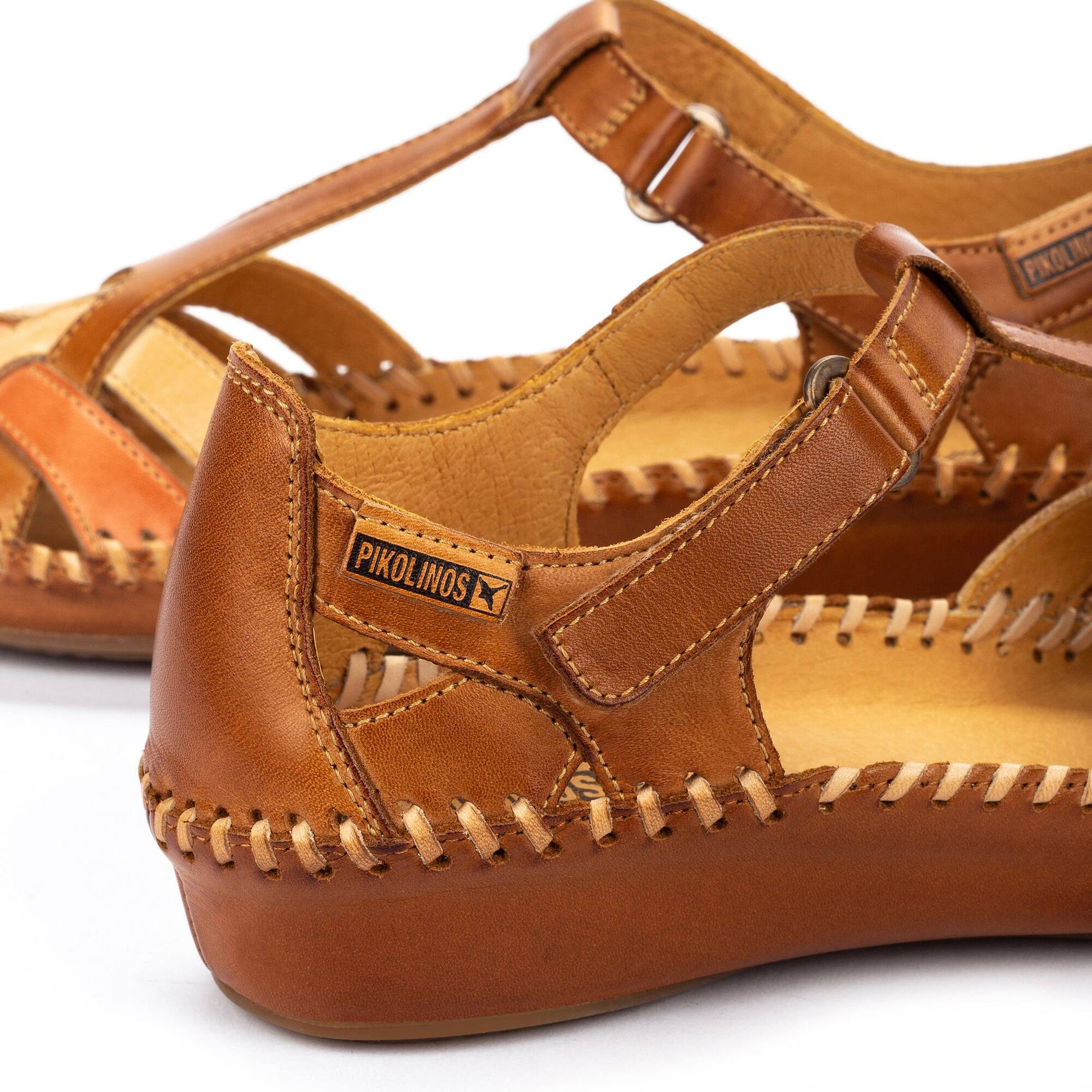 Pikolinos semi-open shoes with hook-and-loop closure P. VALLARTA 655-0732C5