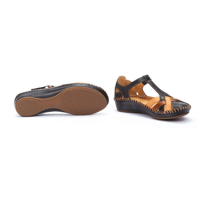 Pikolinos semi-open shoes with hook-and-loop closure P. VALLARTA 655-0732C5