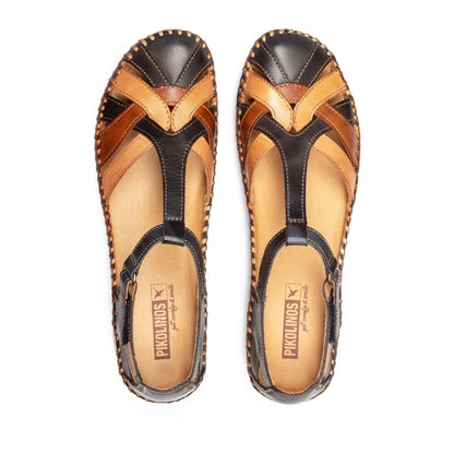 Pikolinos semi-open shoes with hook-and-loop closure P. VALLARTA 655-0732C5