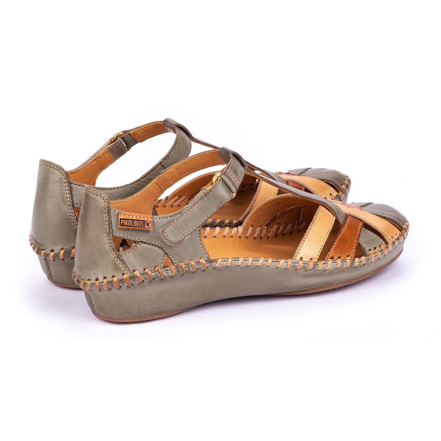 Pikolinos semi-open shoes with hook-and-loop closure P. VALLARTA 655-0732C5