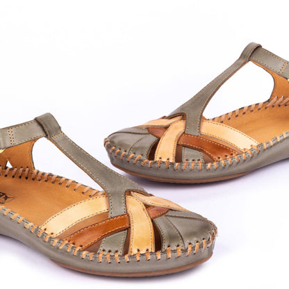 Pikolinos semi-open shoes with hook-and-loop closure P. VALLARTA 655-0732C5