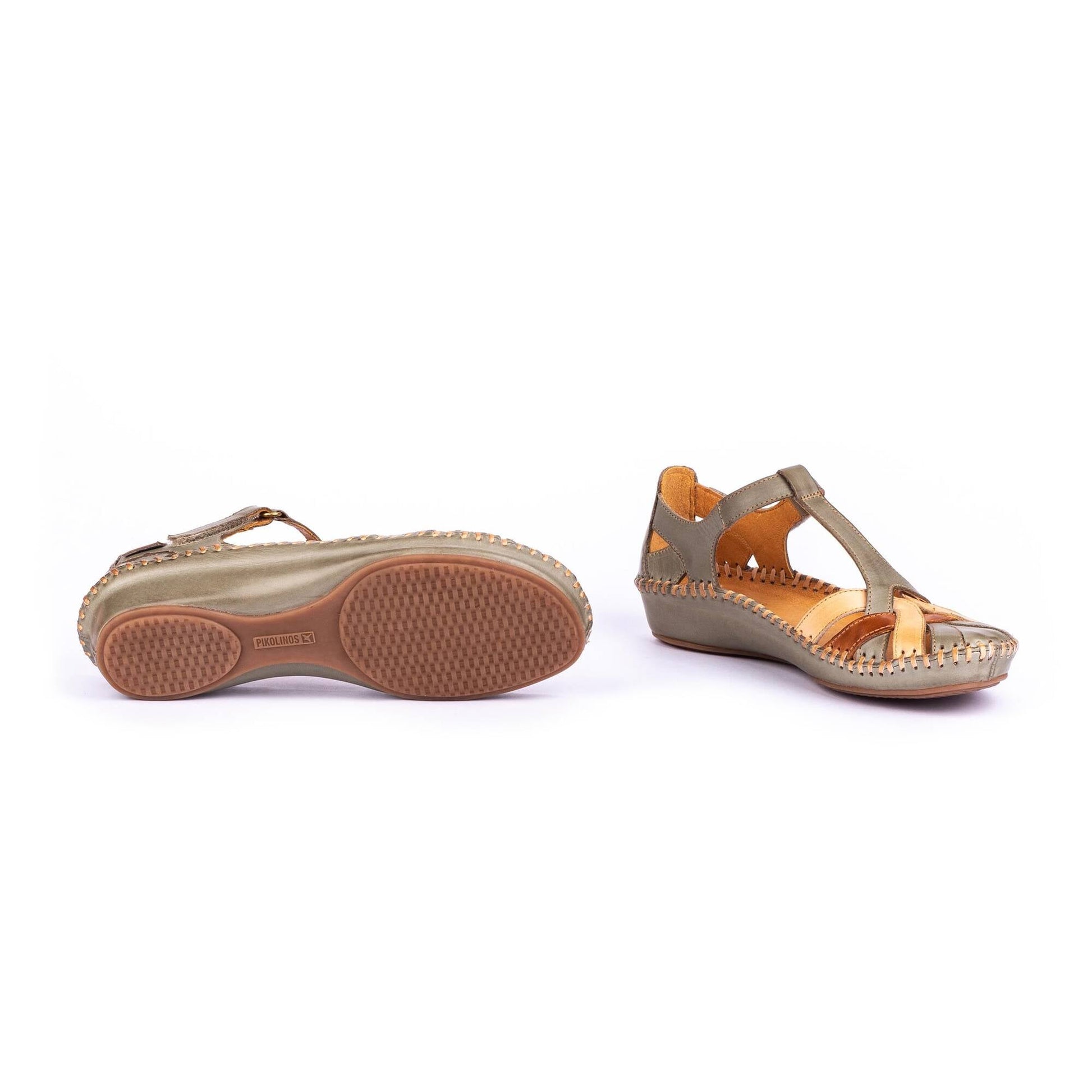 Pikolinos semi-open shoes with hook-and-loop closure P. VALLARTA 655-0732C5