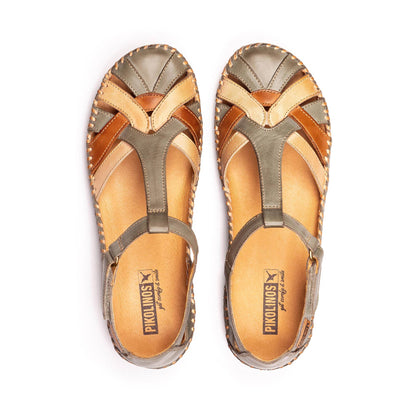 Pikolinos semi-open shoes with hook-and-loop closure P. VALLARTA 655-0732C5