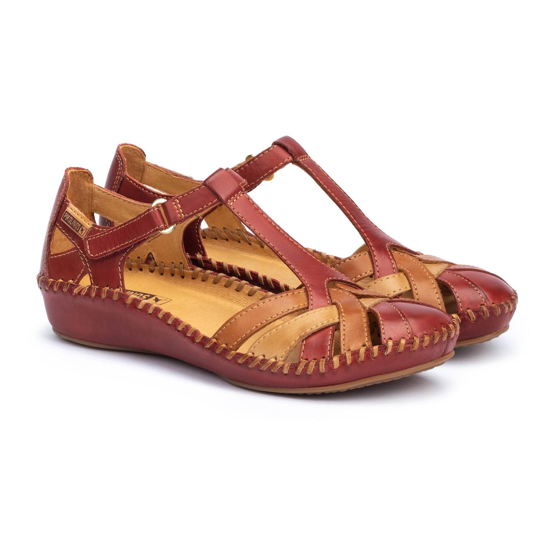 Pikolinos semi-open shoes with hook-and-loop closure P. VALLARTA 655-0732C5