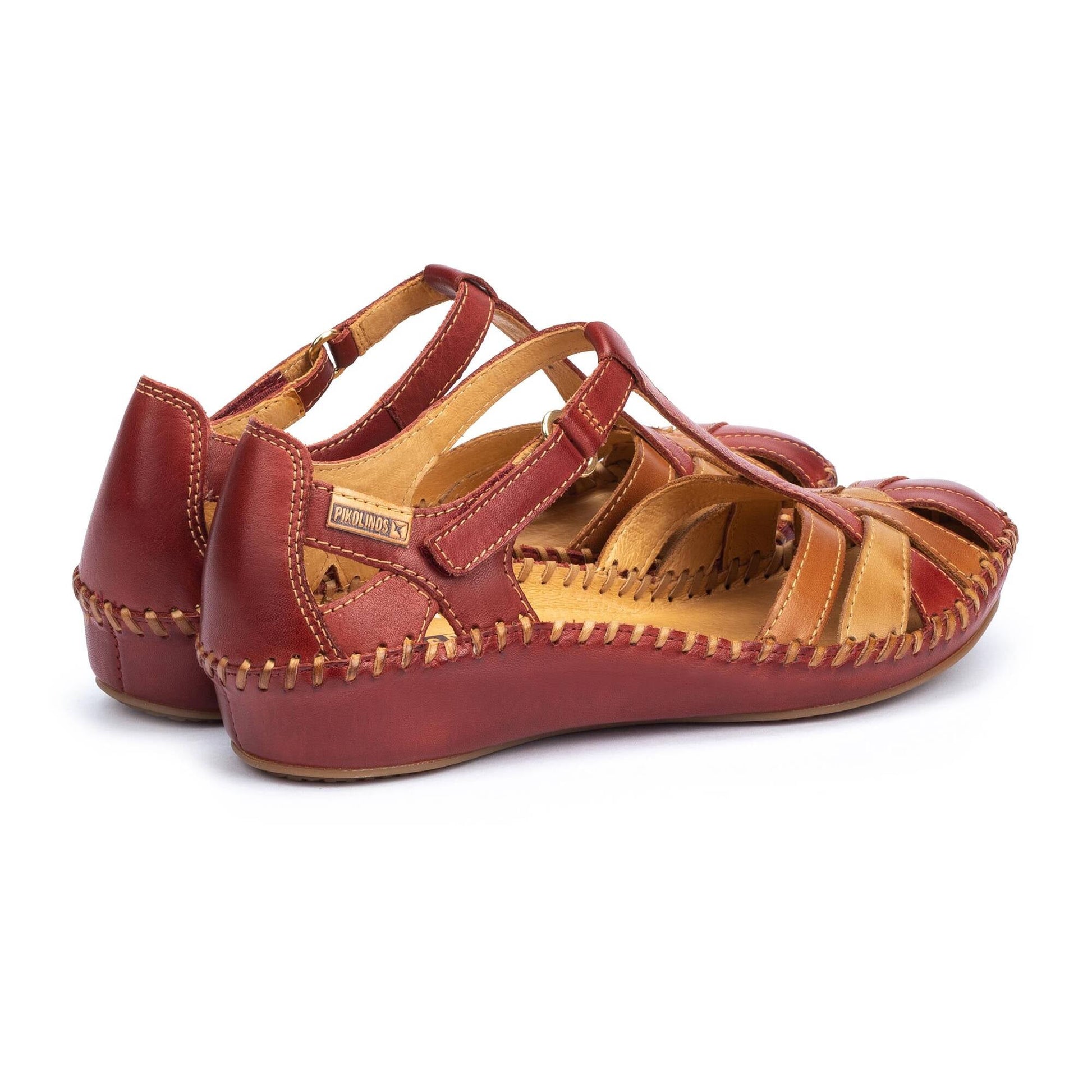 Pikolinos semi-open shoes with hook-and-loop closure P. VALLARTA 655-0732C5
