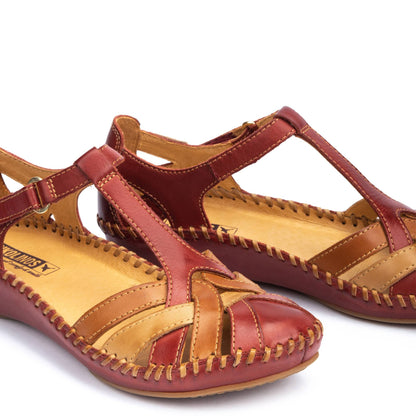 Pikolinos semi-open shoes with hook-and-loop closure P. VALLARTA 655-0732C5