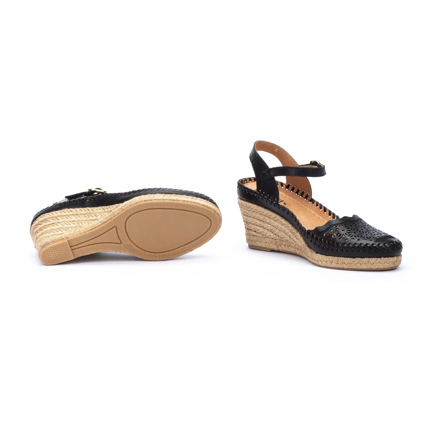 Pikolinos wedge sandals with hook-and-loop closure VILA W9Y-1508