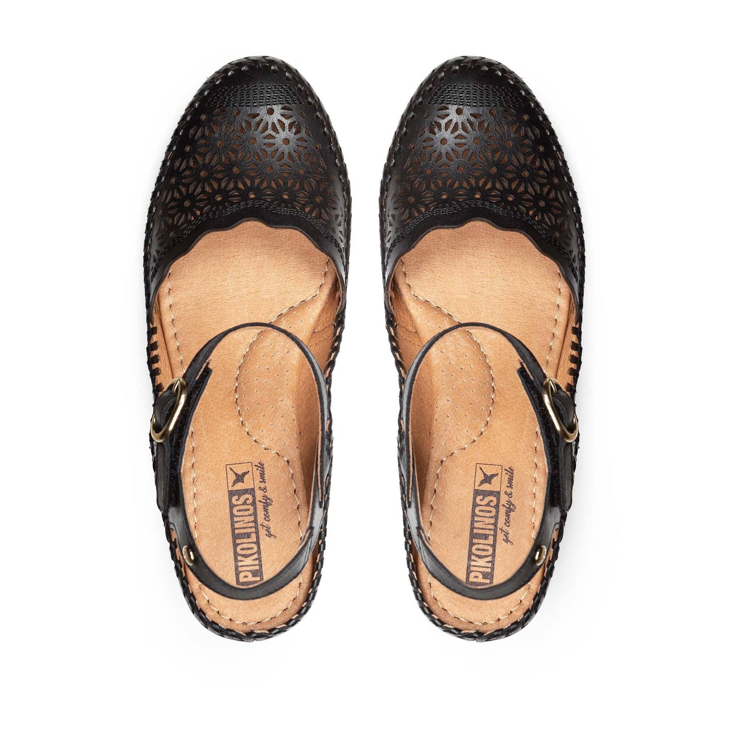 Pikolinos wedge sandals with hook-and-loop closure VILA W9Y-1508