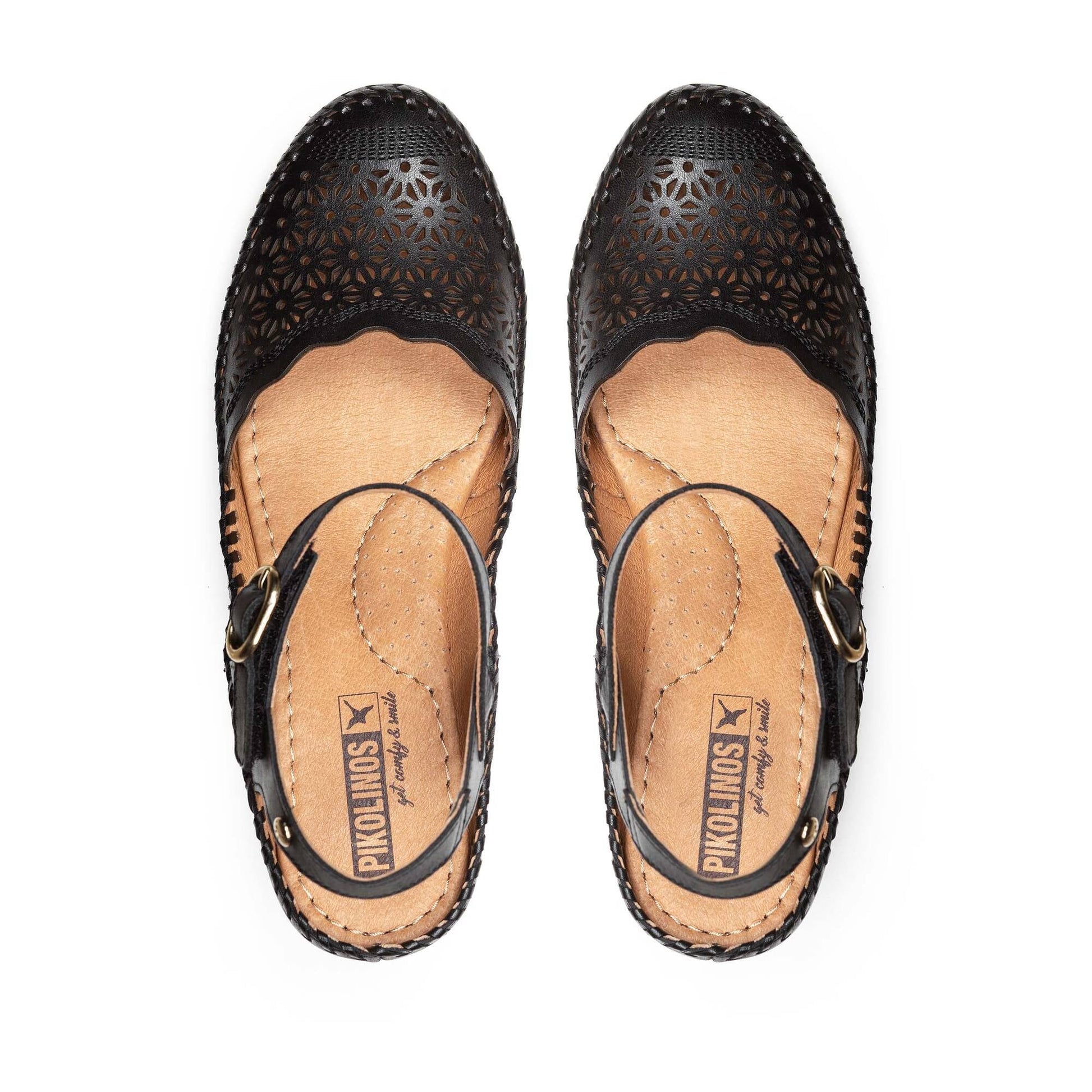 Pikolinos wedge sandals with hook-and-loop closure VILA W9Y-1508