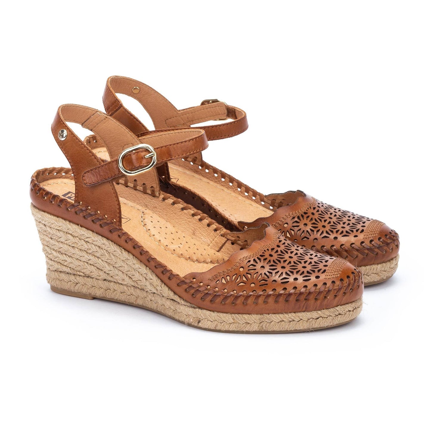 Pikolinos wedge sandals with hook-and-loop closure VILA W9Y-1508