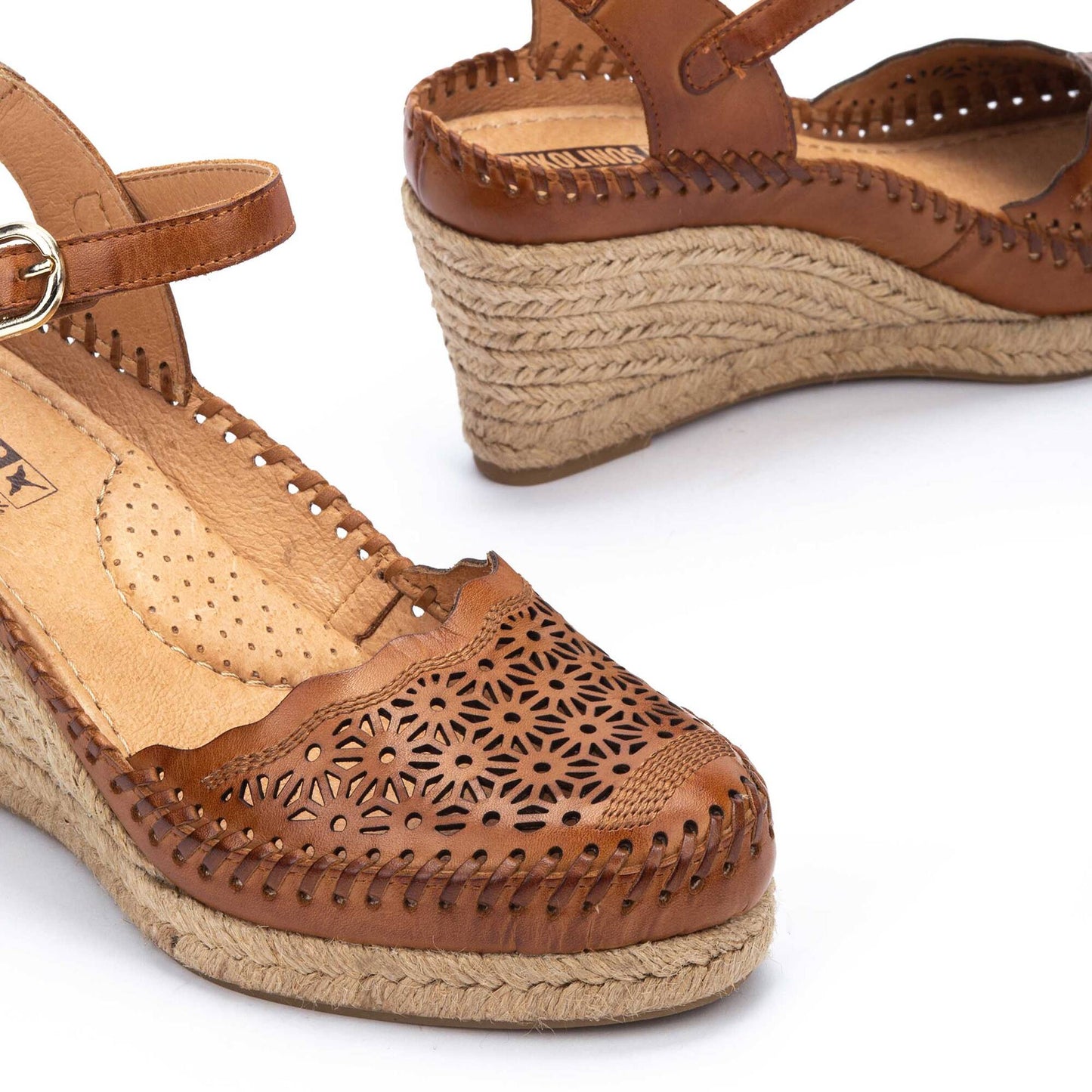 Pikolinos wedge sandals with hook-and-loop closure VILA W9Y-1508