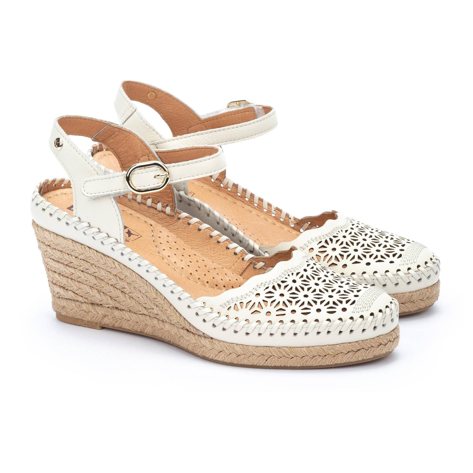 Pikolinos wedge sandals with hook-and-loop closure VILA W9Y-1508