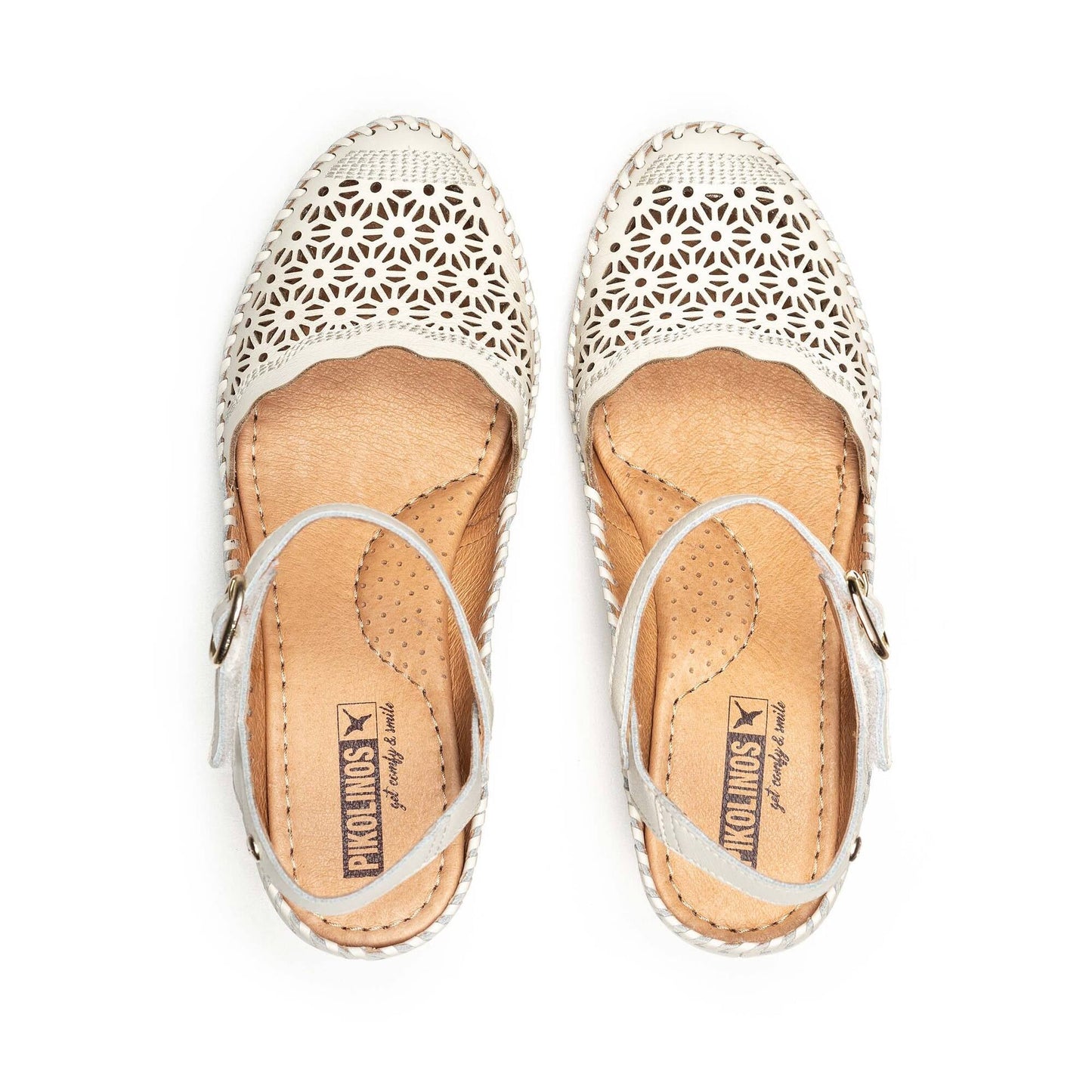 Pikolinos wedge sandals with hook-and-loop closure VILA W9Y-1508
