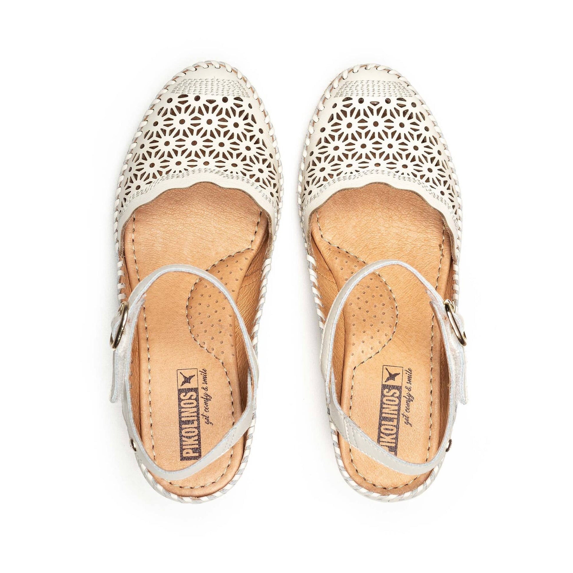 Pikolinos wedge sandals with hook-and-loop closure VILA W9Y-1508