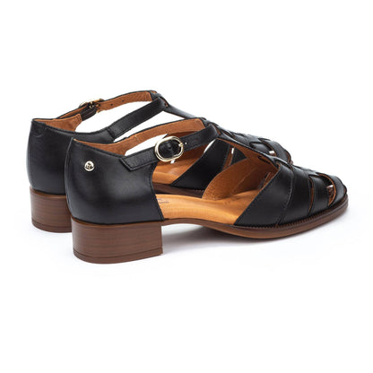 Pikolinos semi-open shoes with buckle VALENCIA W7D-1835