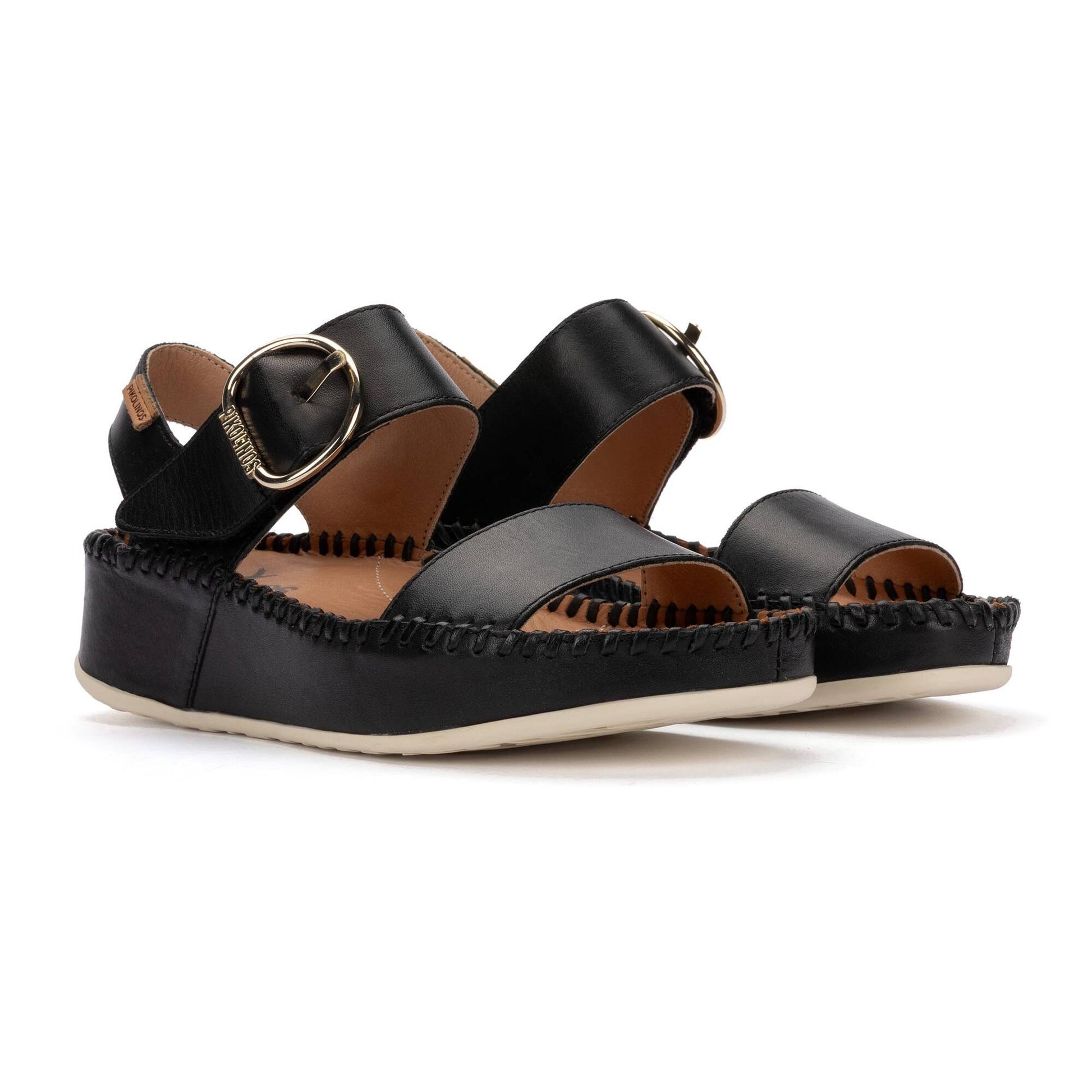 Pikolinos wedge sandals with hook-and-loop closure MARINA W1C-0709