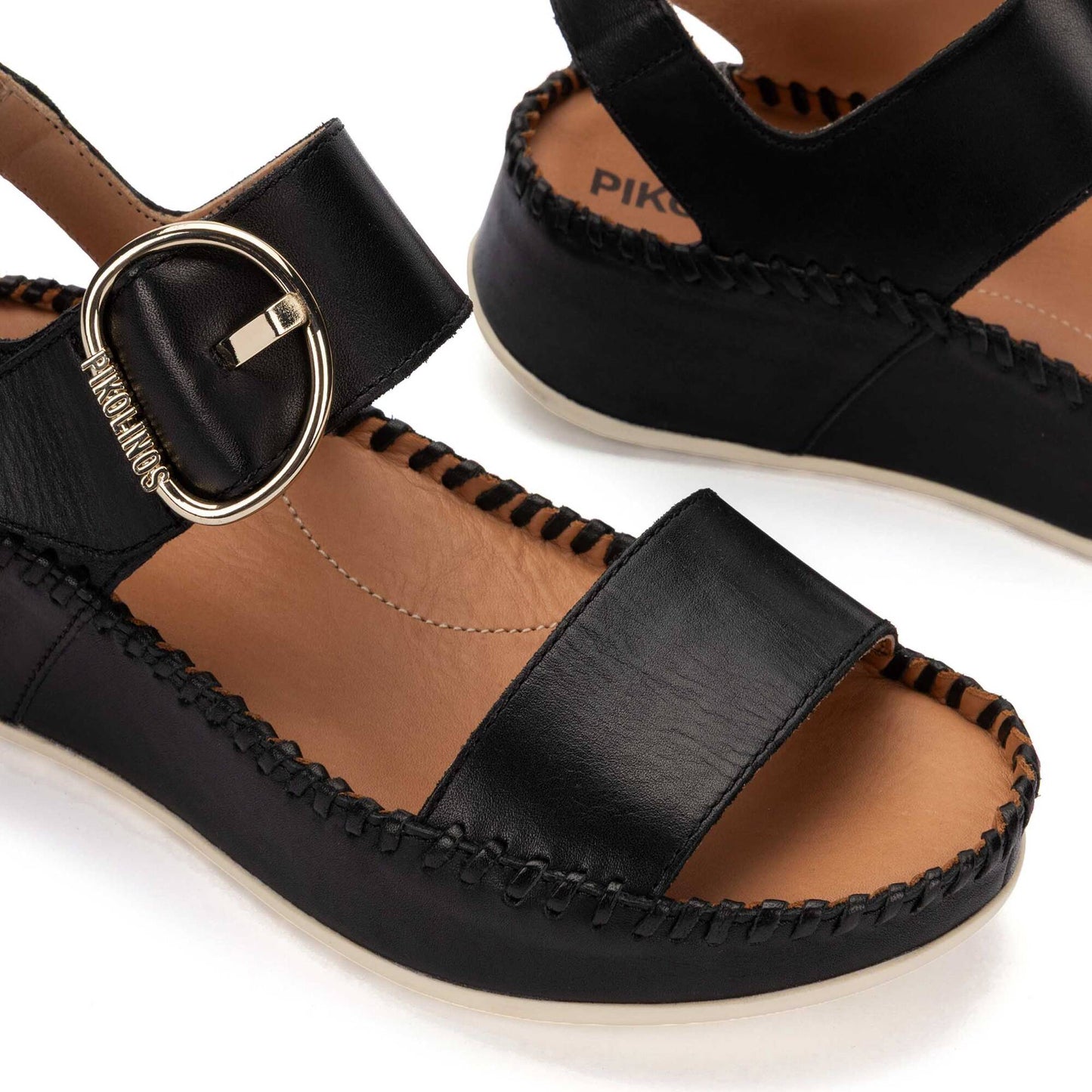 Pikolinos wedge sandals with hook-and-loop closure MARINA W1C-0709