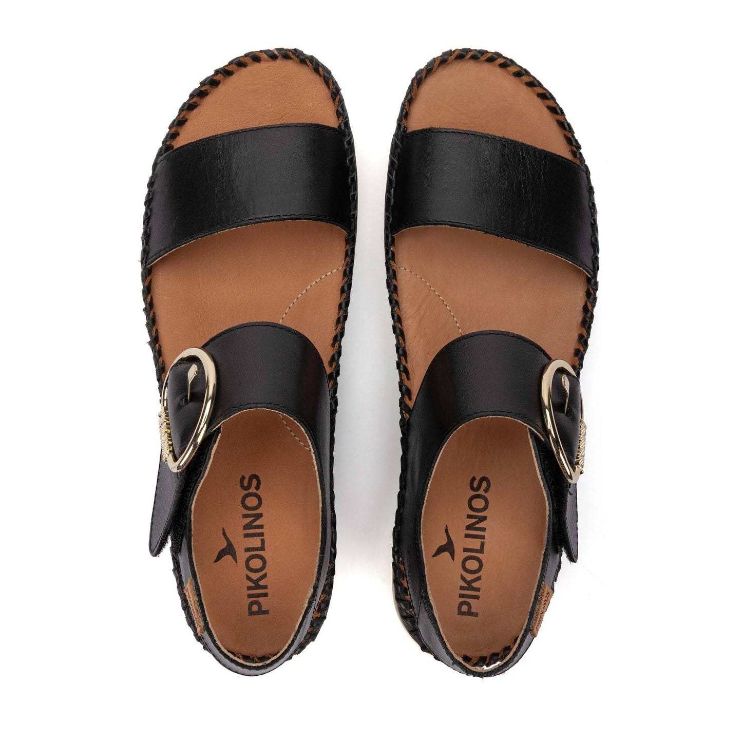 Pikolinos wedge sandals with hook-and-loop closure MARINA W1C-0709