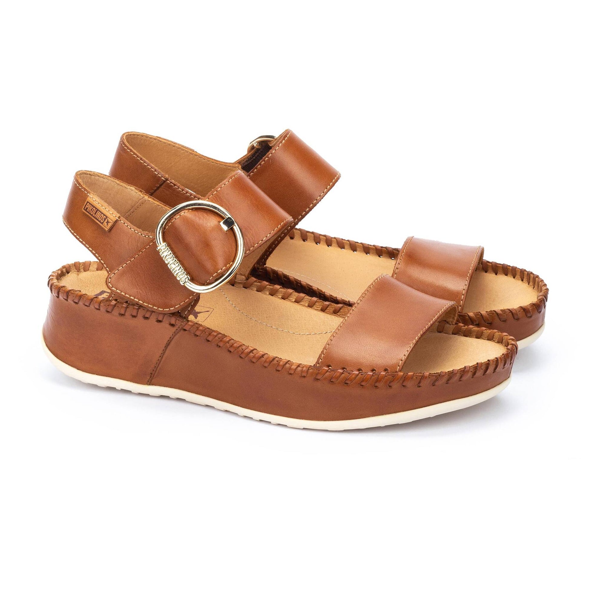 Pikolinos wedge sandals with hook-and-loop closure MARINA W1C-0709