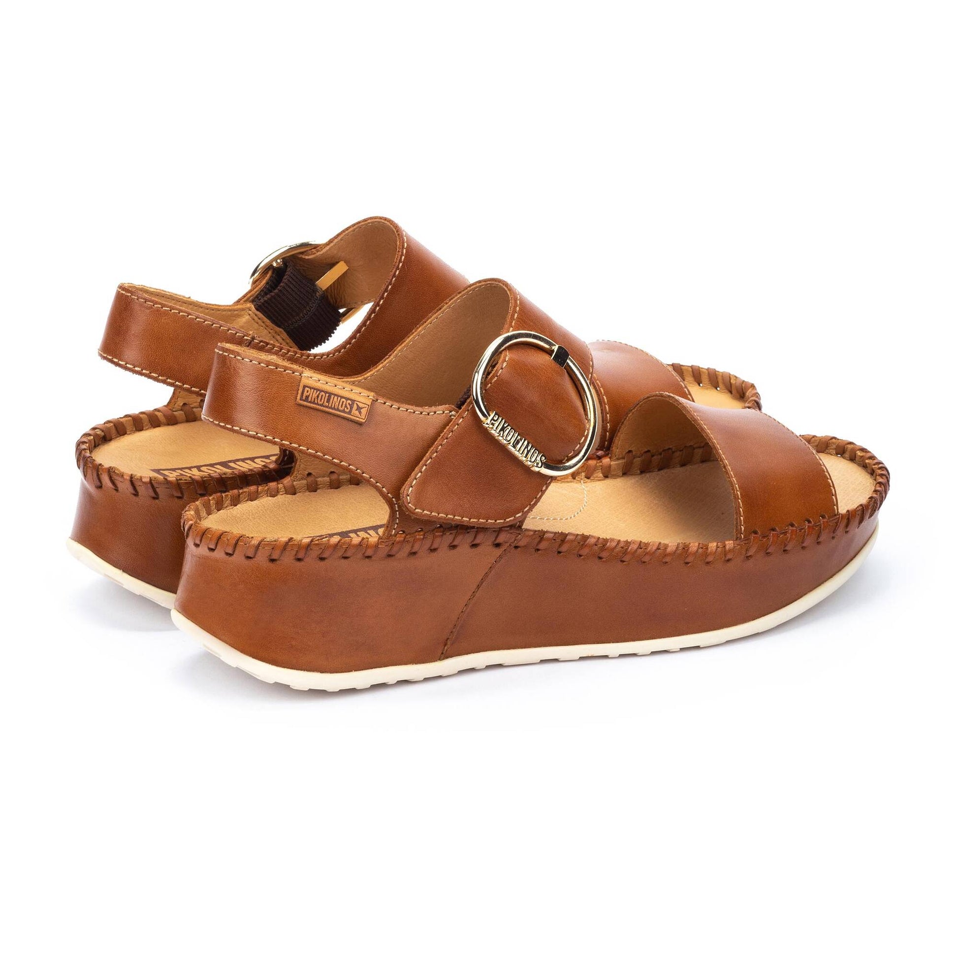 Pikolinos wedge sandals with hook-and-loop closure MARINA W1C-0709