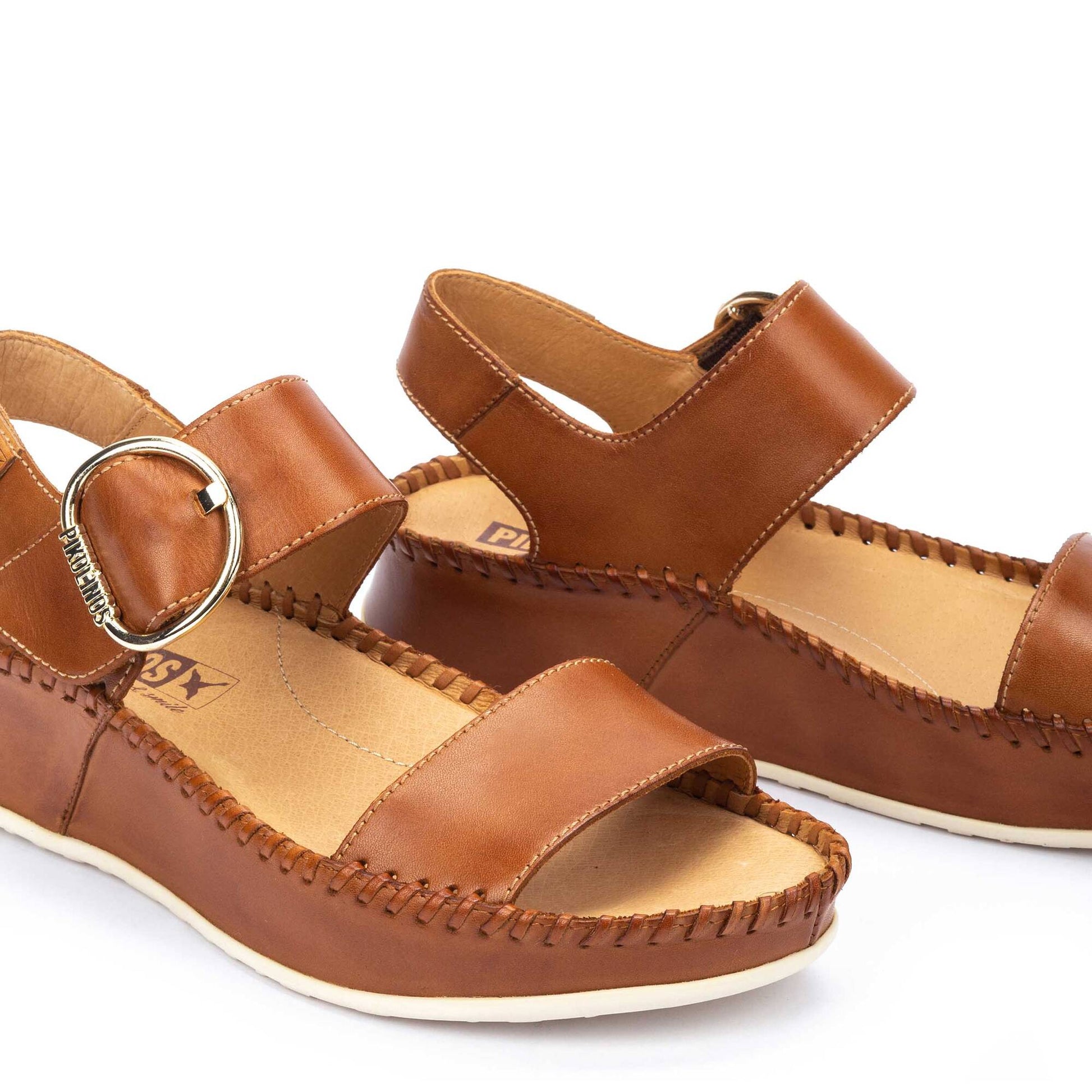 Pikolinos wedge sandals with hook-and-loop closure MARINA W1C-0709