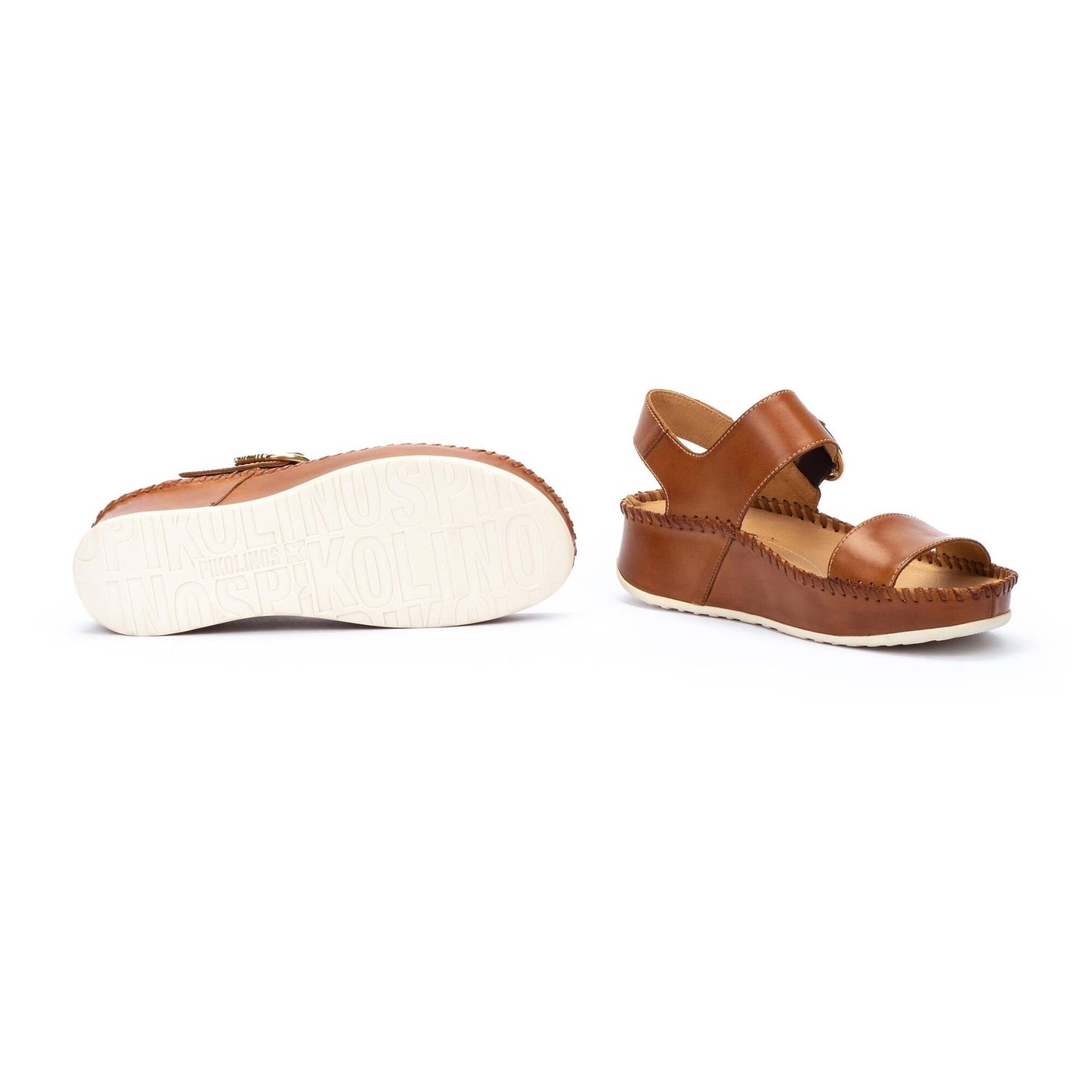 Pikolinos wedge sandals with hook-and-loop closure MARINA W1C-0709
