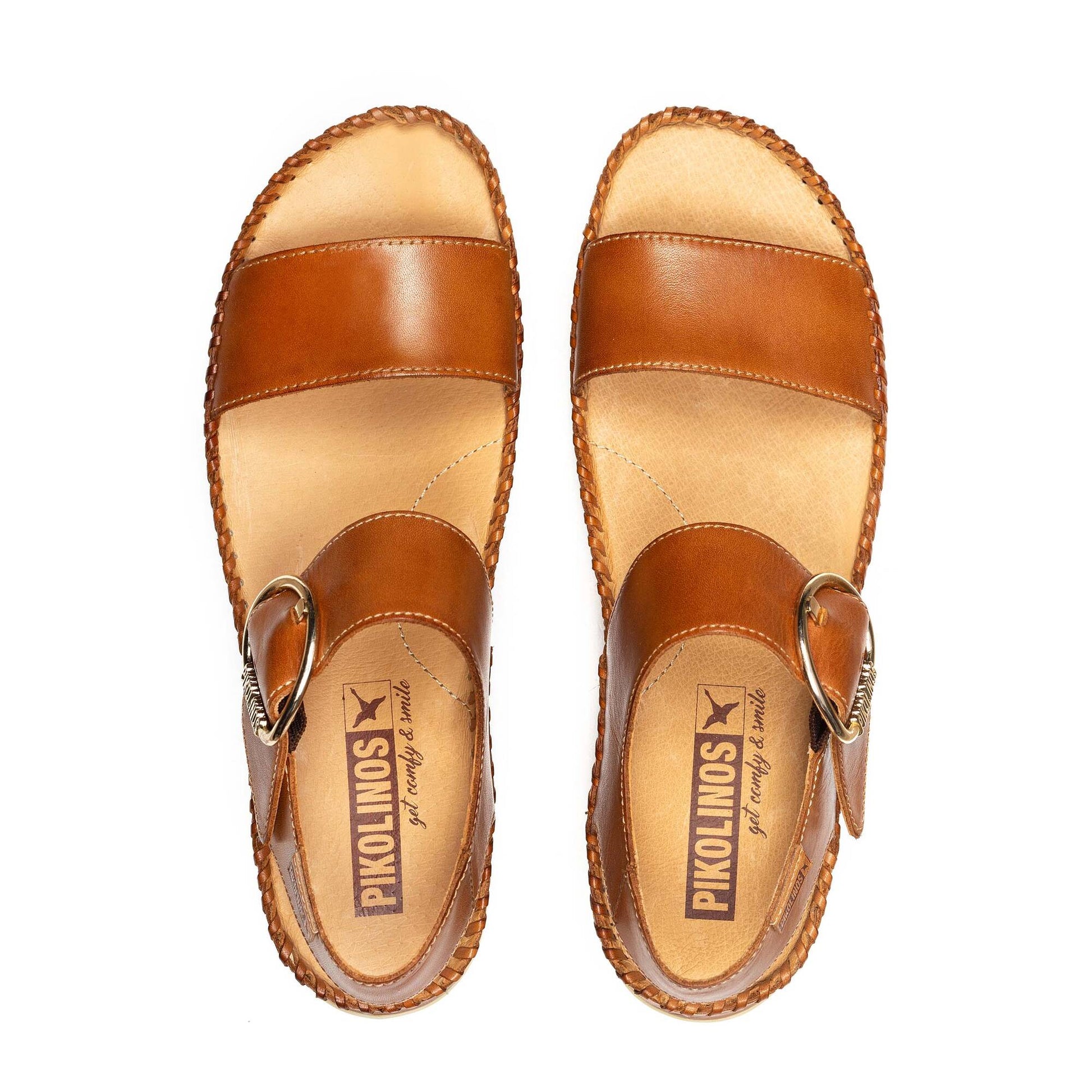 Pikolinos wedge sandals with hook-and-loop closure MARINA W1C-0709