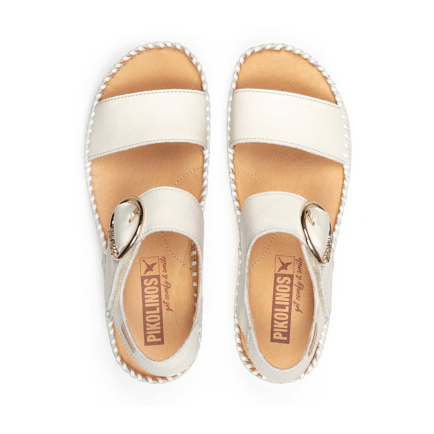 Pikolinos wedge sandals with hook-and-loop closure MARINA W1C-0709