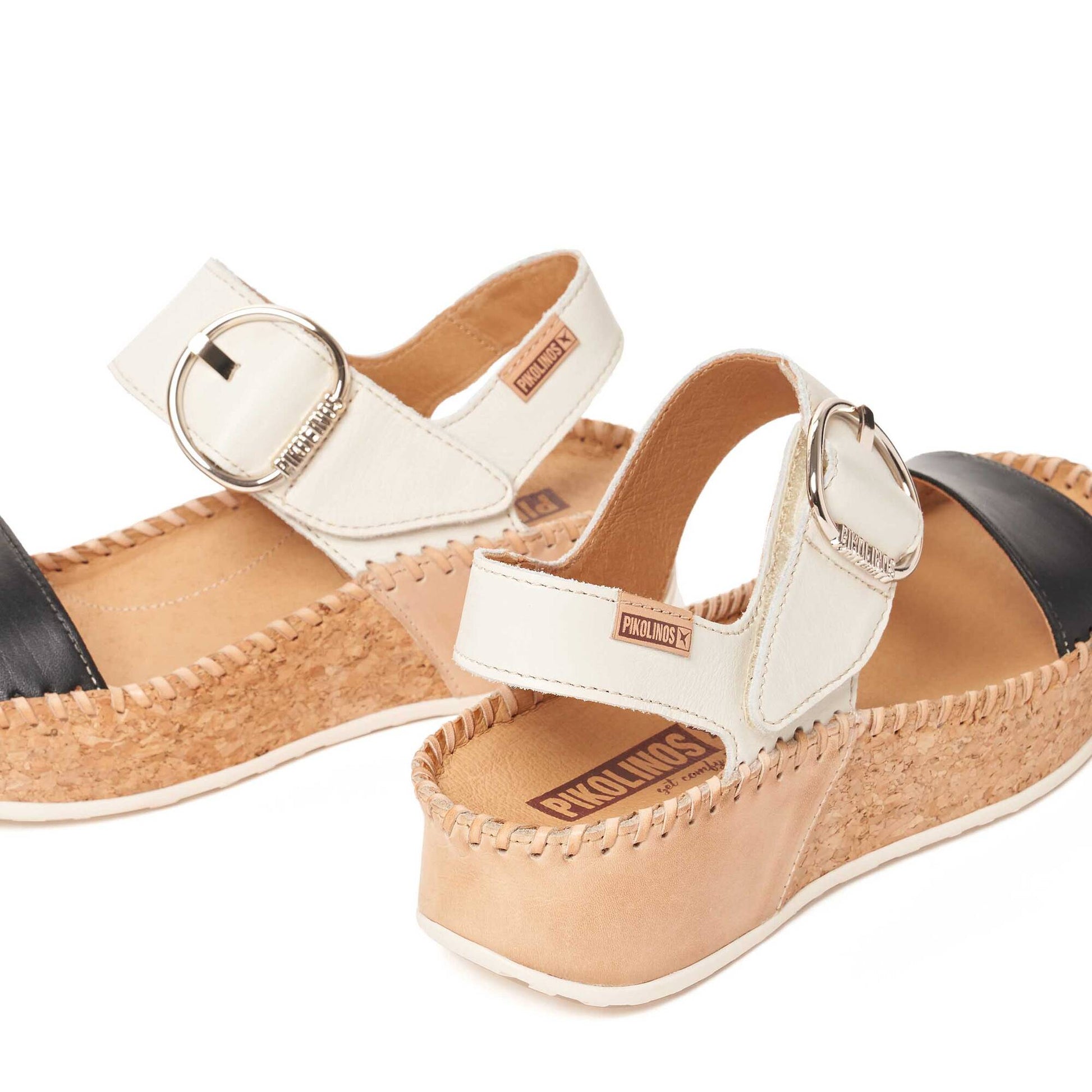 Pikolinos wedge sandals with hook-and-loop closure MARINA W1C-0709C1