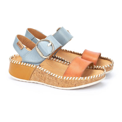 Pikolinos wedge sandals with hook-and-loop closure MARINA W1C-0709C1