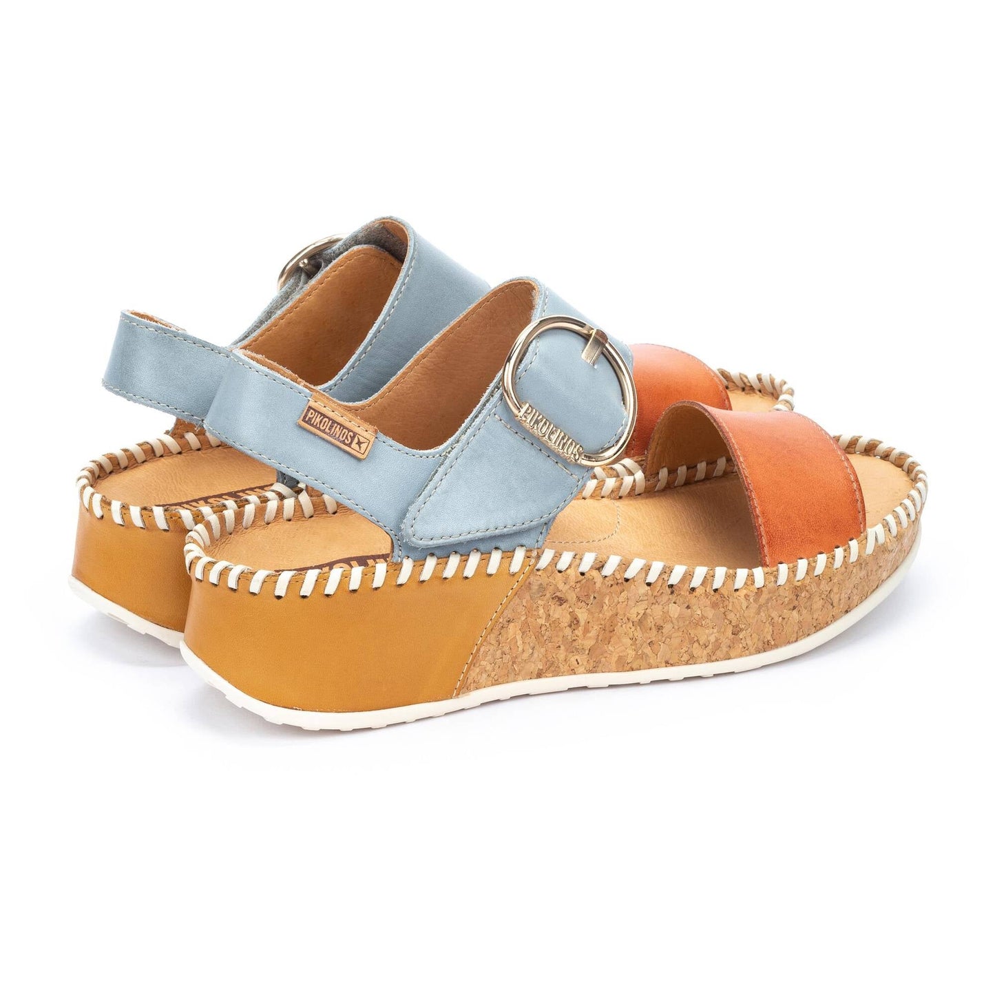 Pikolinos wedge sandals with hook-and-loop closure MARINA W1C-0709C1