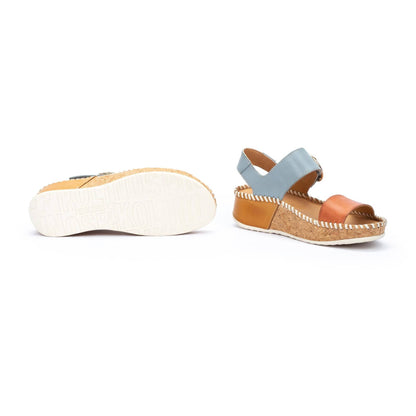 Pikolinos wedge sandals with hook-and-loop closure MARINA W1C-0709C1