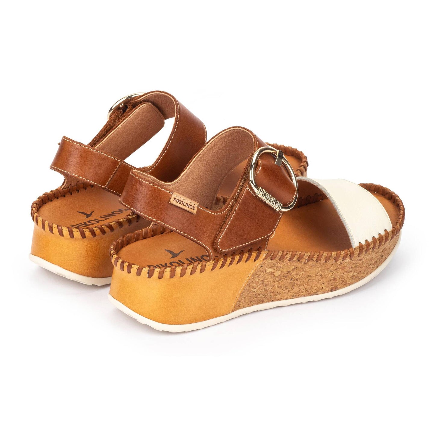 Pikolinos wedge sandals with hook-and-loop closure MARINA W1C-0709C1
