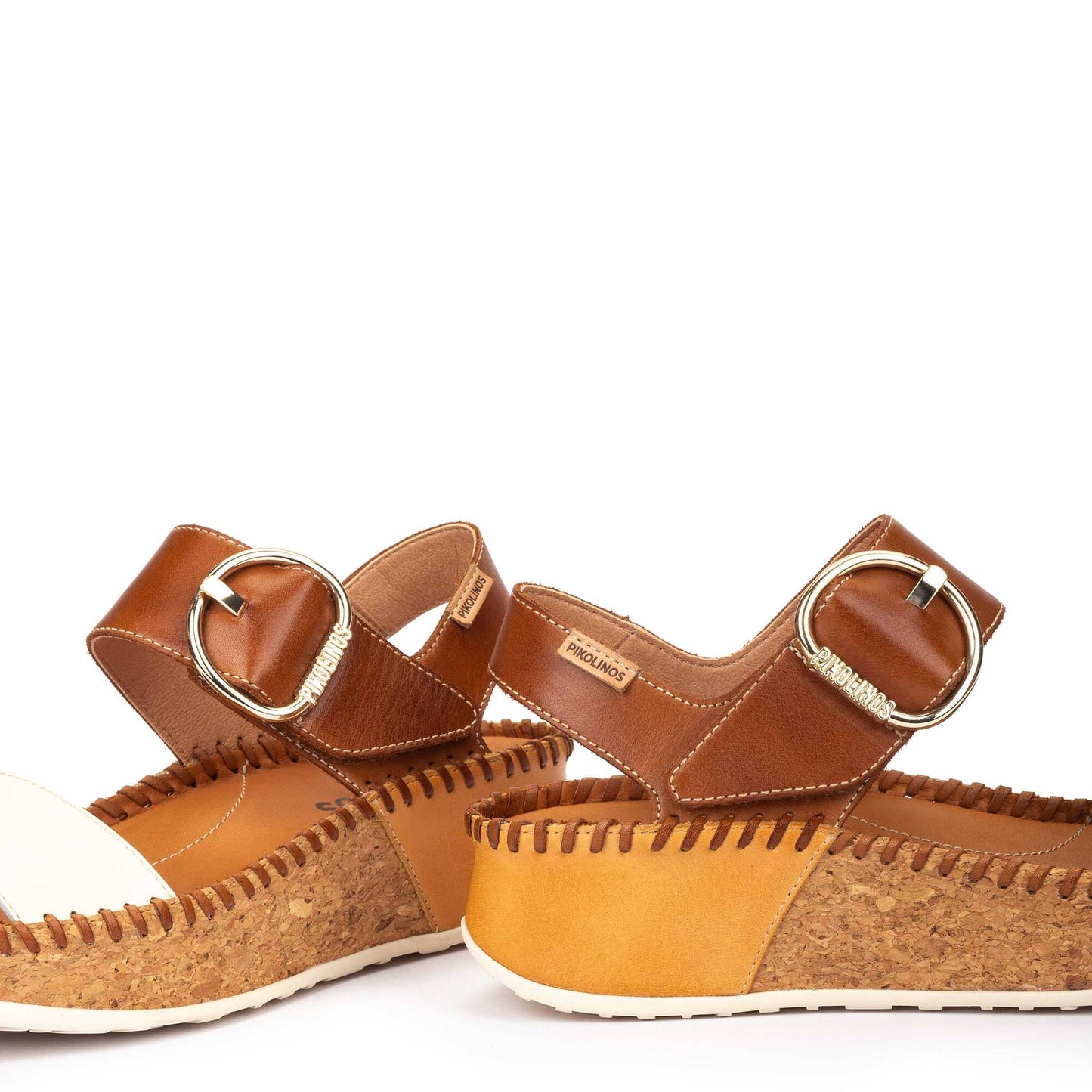 Pikolinos wedge sandals with hook-and-loop closure MARINA W1C-0709C1