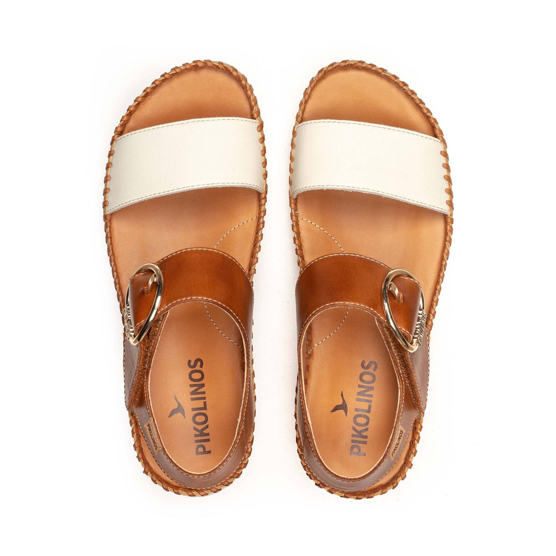 Pikolinos wedge sandals with hook-and-loop closure MARINA W1C-0709C1