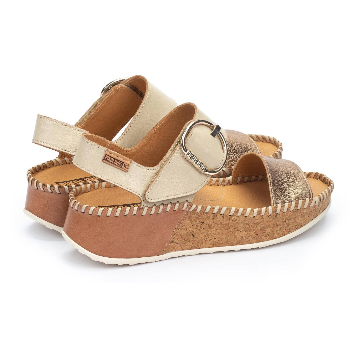 Pikolinos wedge sandals with hook-and-loop closure MARINA W1C-0709CLC1