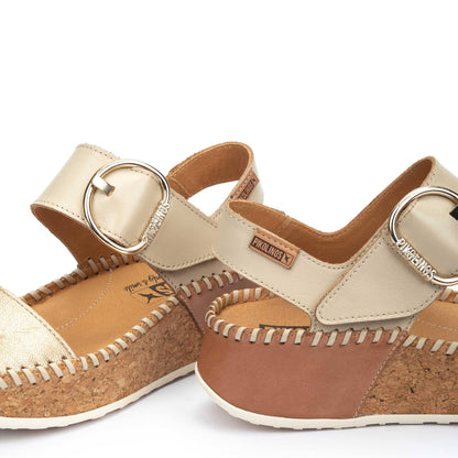 Pikolinos wedge sandals with hook-and-loop closure MARINA W1C-0709CLC1