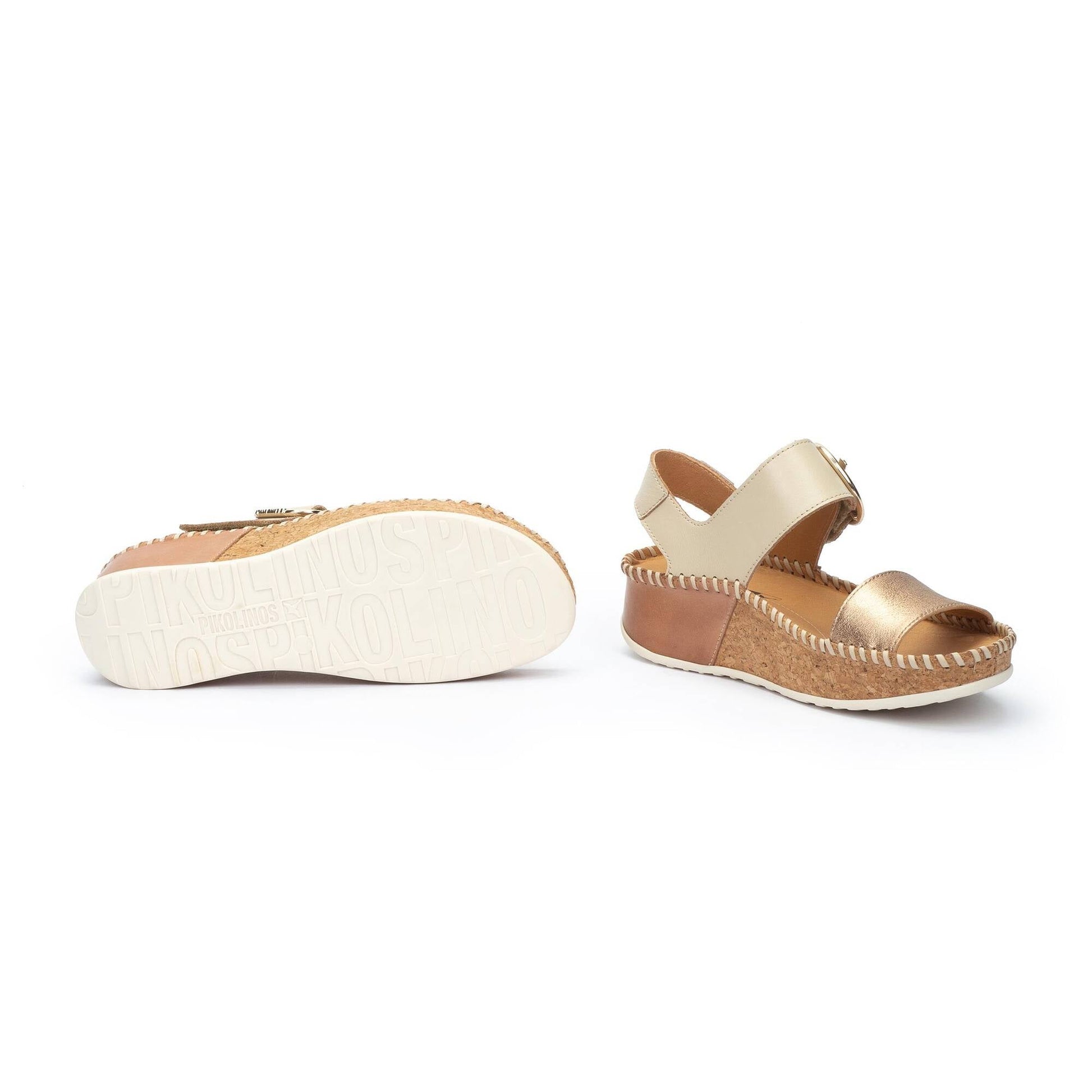 Pikolinos wedge sandals with hook-and-loop closure MARINA W1C-0709CLC1