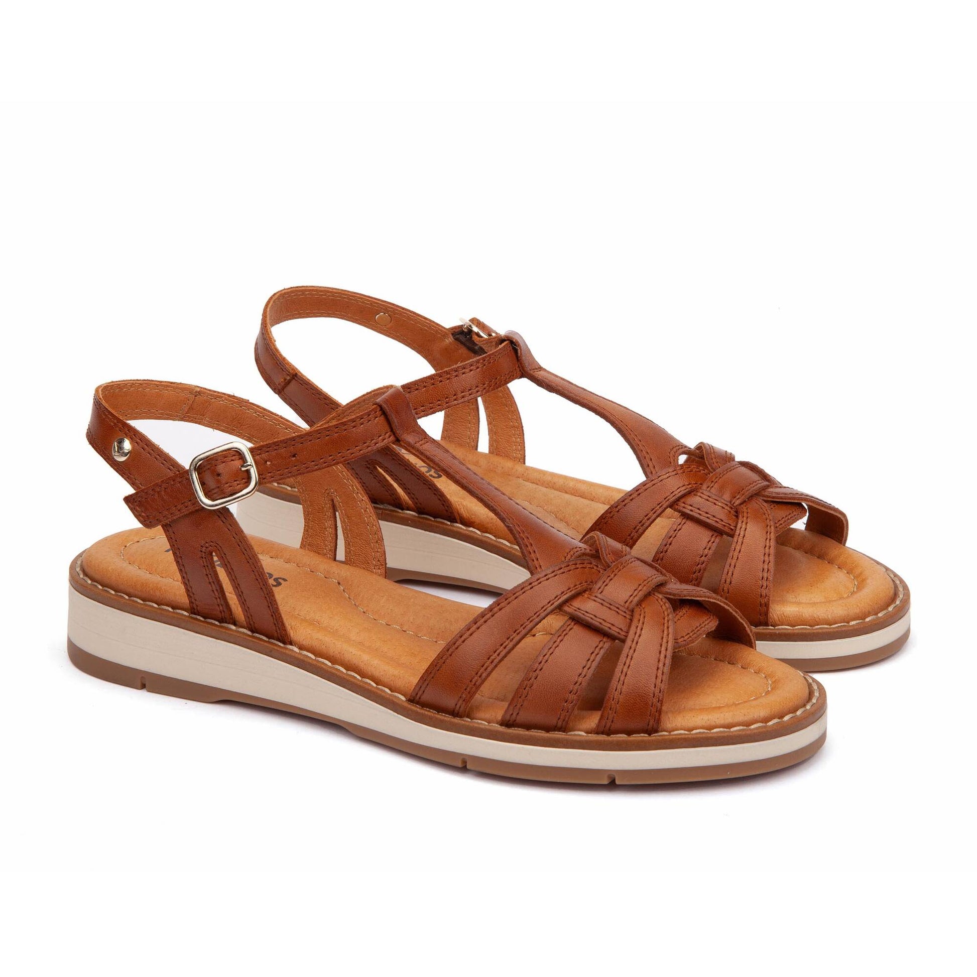 Pikolinos flat sandals with buckle ROQUETAS W9B-0789