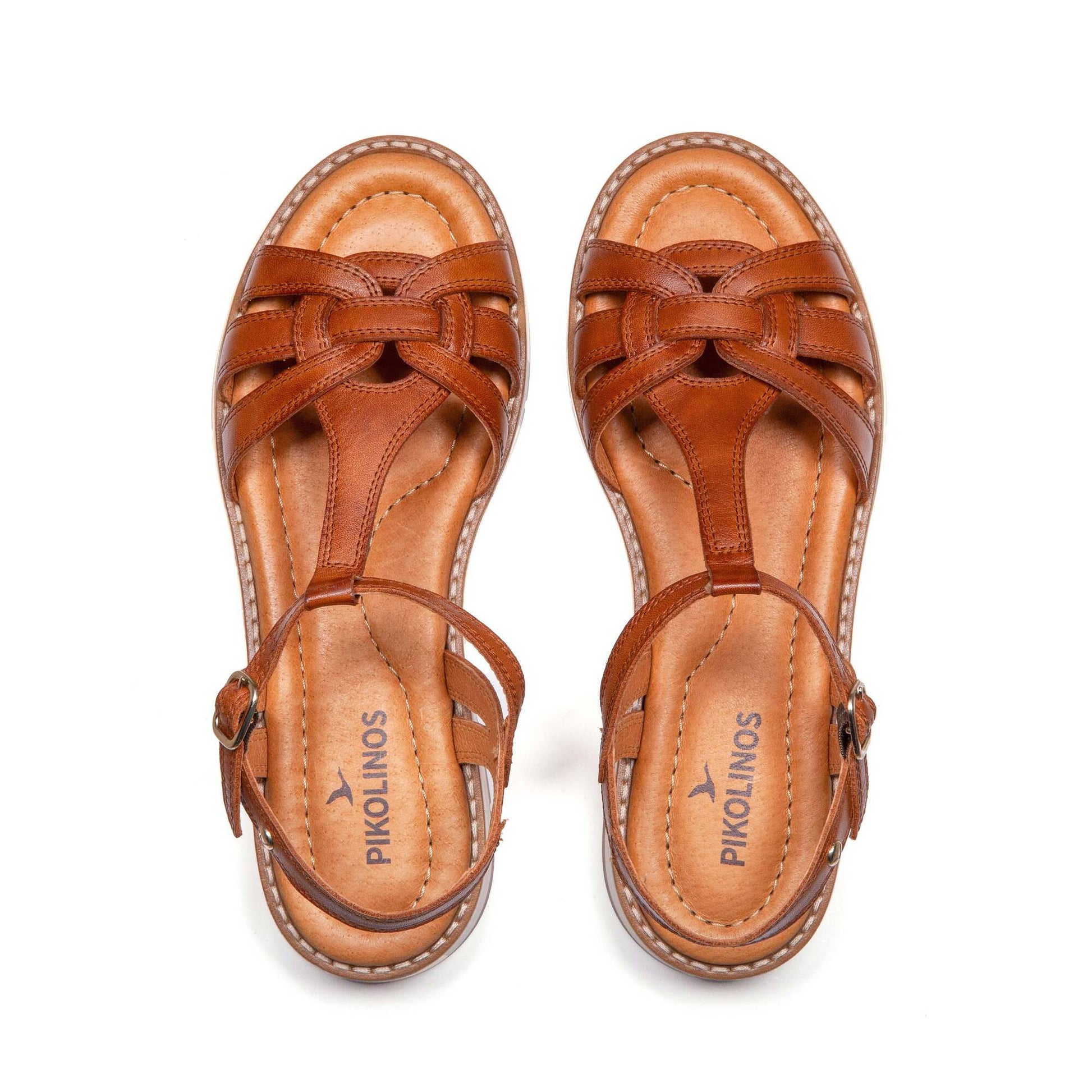 Pikolinos flat sandals with buckle ROQUETAS W9B-0789